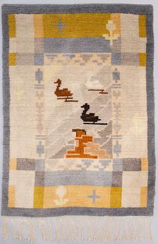 GRETA STRANDBERG, a Finnish long pile rug for Friends of Finnish Handicraft. Circa 196 x 140 cm.