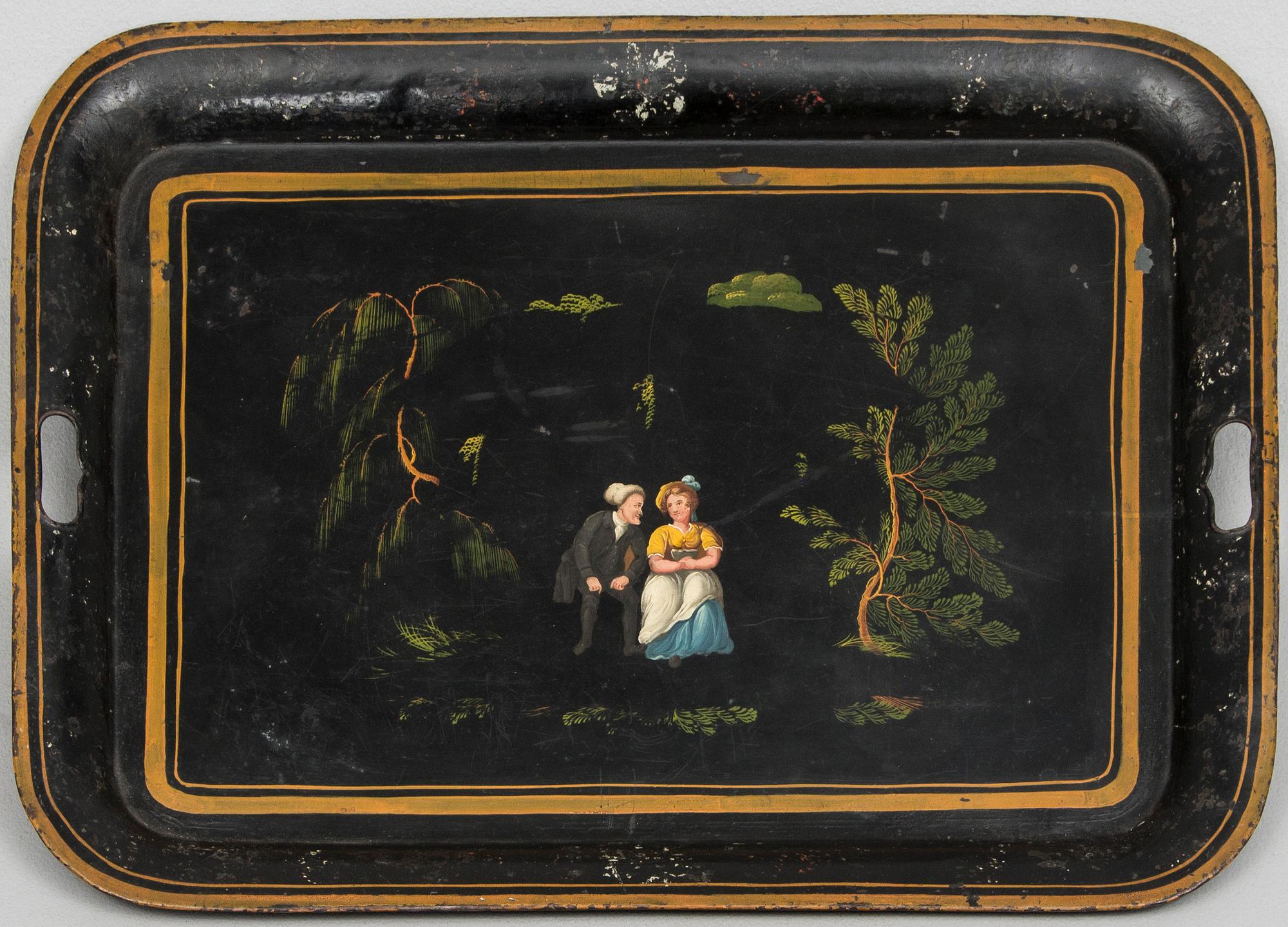 BRICKA, plåt, 1800-talets första hälft.