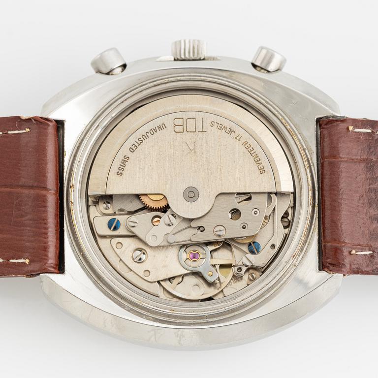 Brac, armbandsur, "TDBK 1369", kronograf, 37,5 mm.