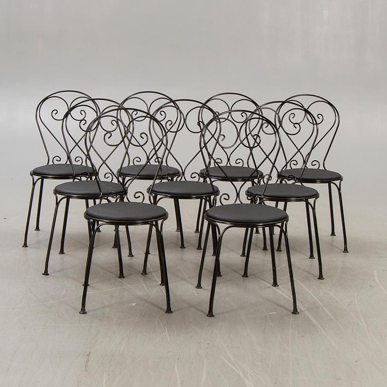 Garden chairs. 9 st. Classic No.1 Byarums Bruk.