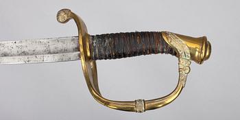 OFFICERSSABEL, modell 1826, Ryssland.