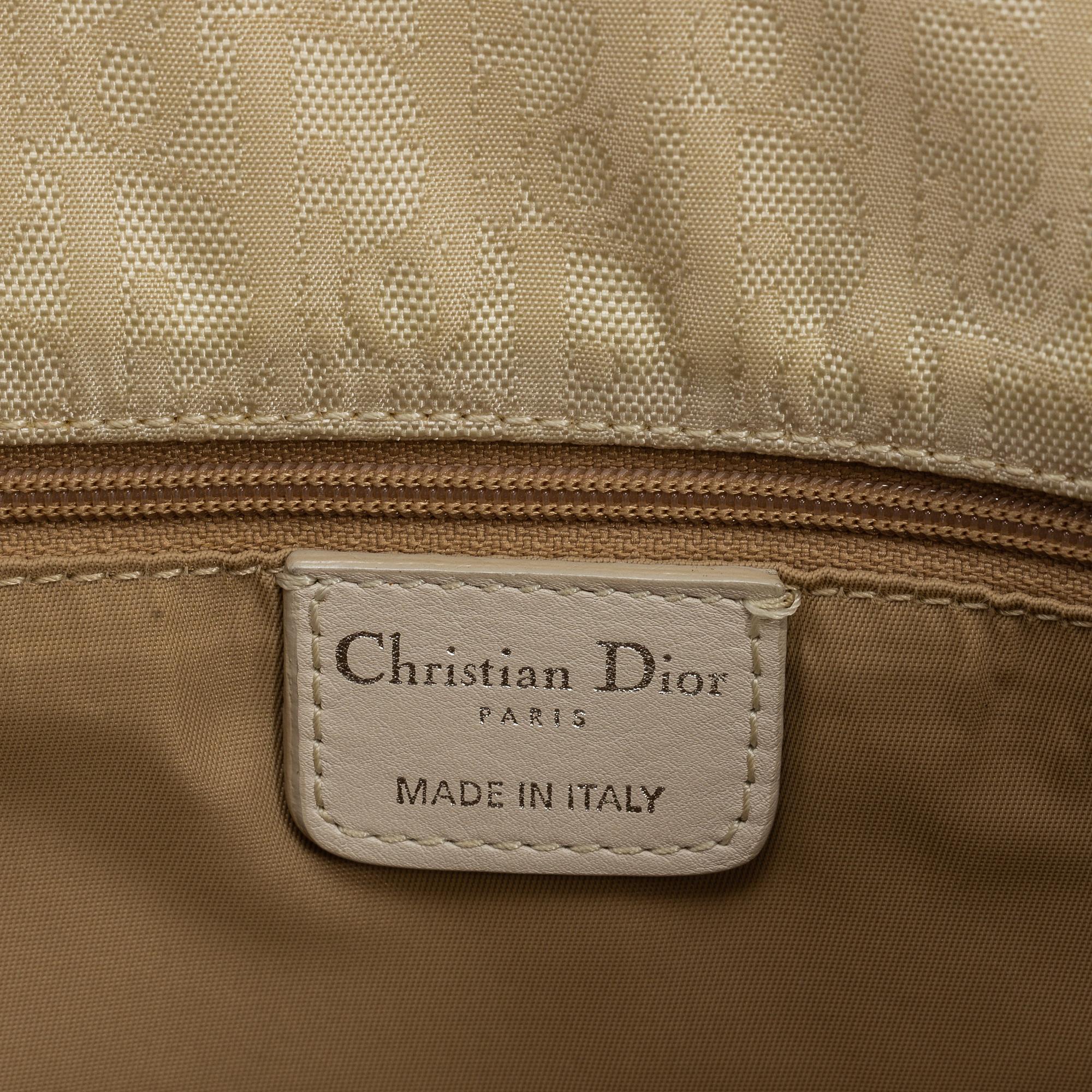 CHRISTIAN DIOR, 'Oblique Canvas Handbag'.