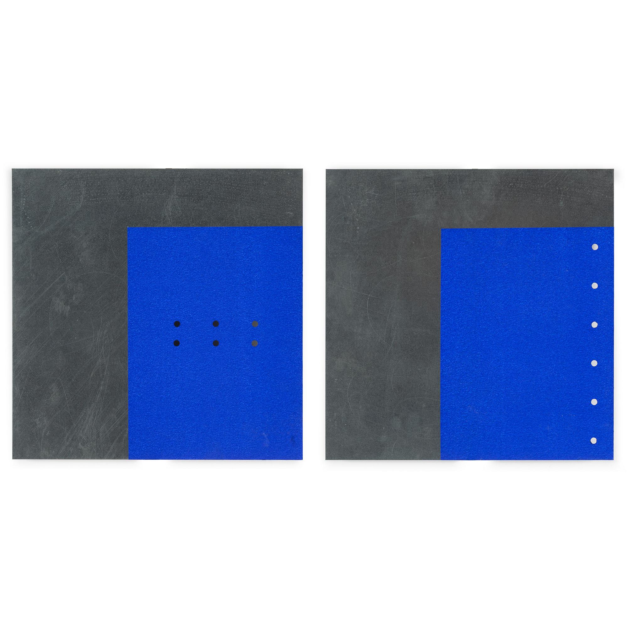GUNNAR ÅNGER, oainted zinc plate, 2, signed and dated -94 verso.