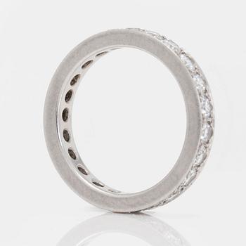 A 1.60ct brilliant cut diamond eternity ring.