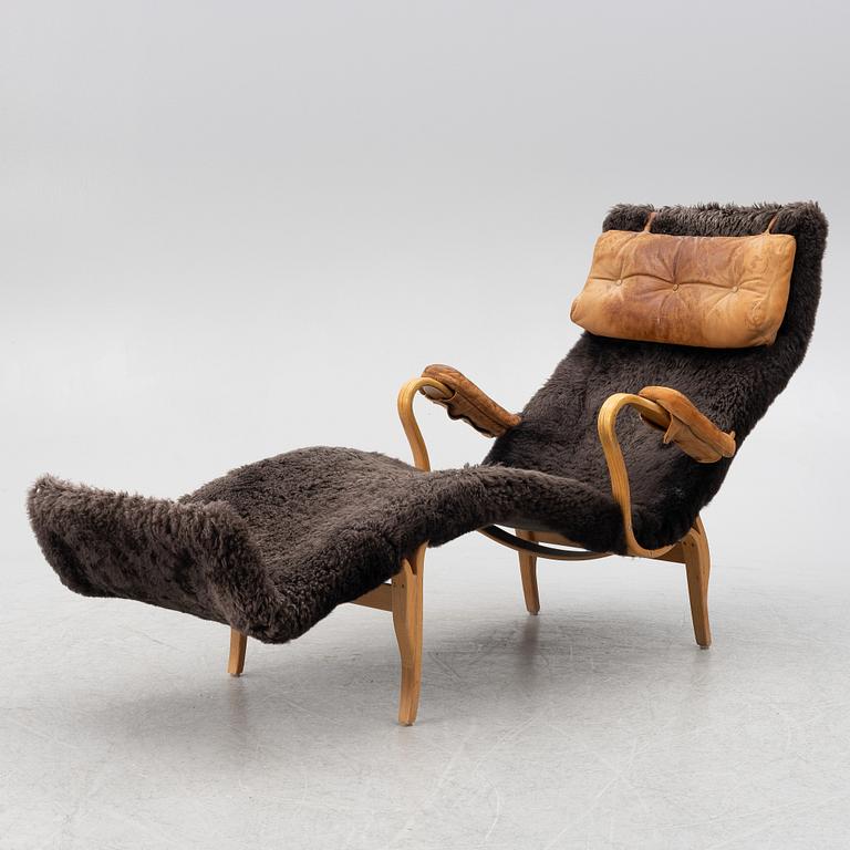 Bruno Mathsson, loungechair, "Pernilla", Karl Mathsson Company 1971.