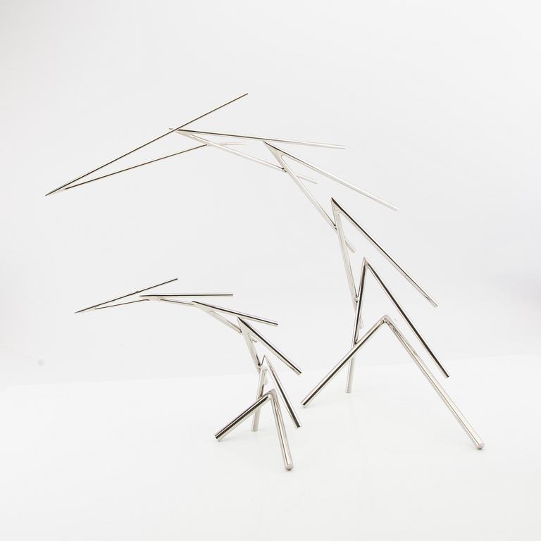 Oscar Reutersvärd, skulpturer 2 st Utan titel.