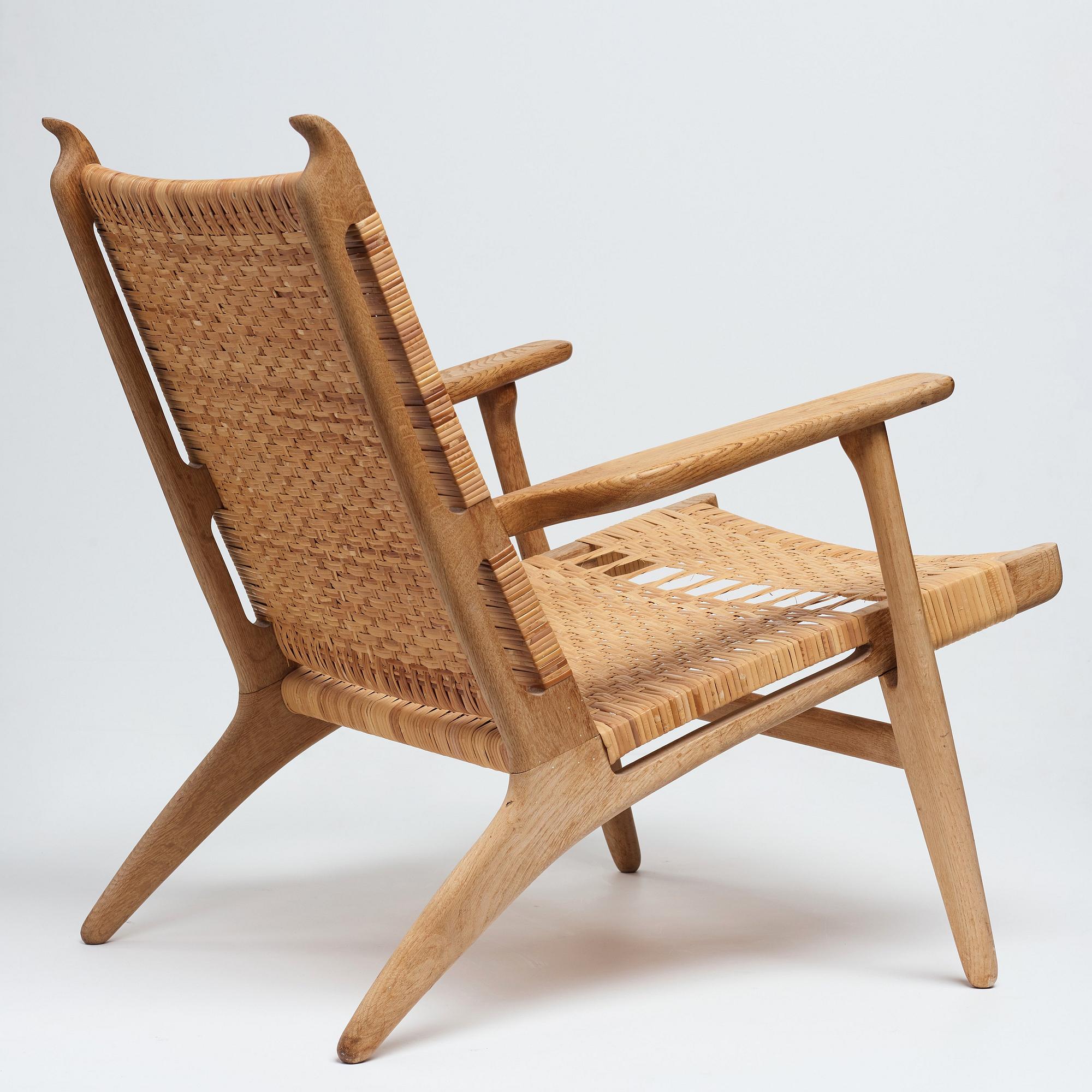 Hans J. Wegner, fåtölj "CH-27", Carl Hansen & Son, Danmark, 1950-60-tal.