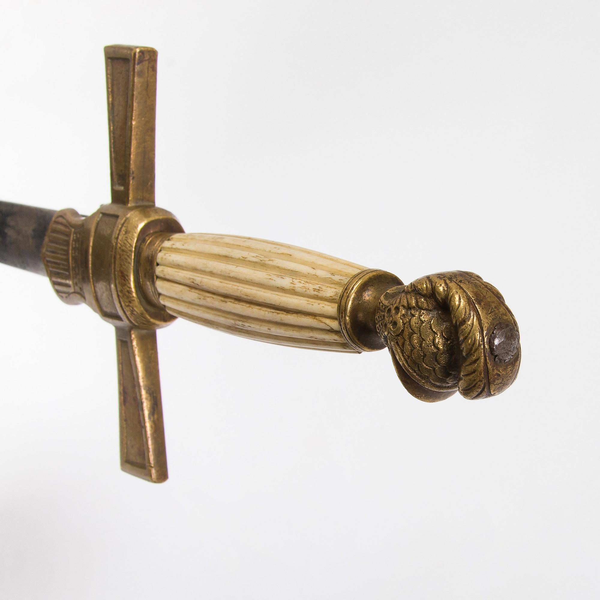 Ceremonial sword, American, early 20th century.