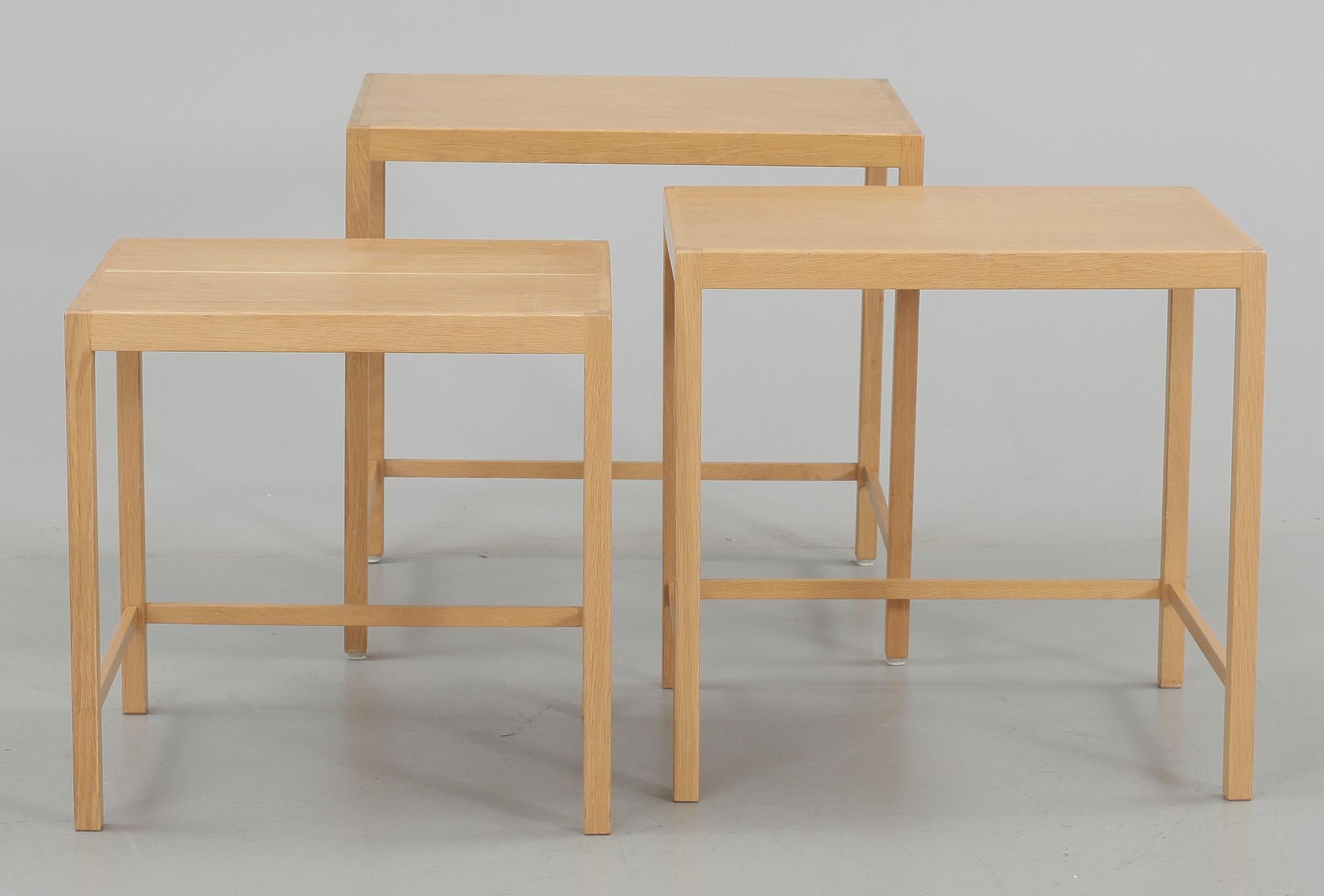 SATSBORD, 3 delar, 1950/60-tal.