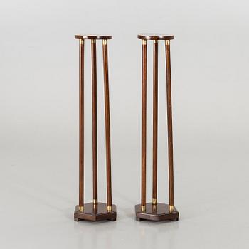 A pair of pedestals, 20th century.