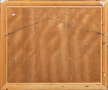 Martin Emond, olja på pannå, signerad.