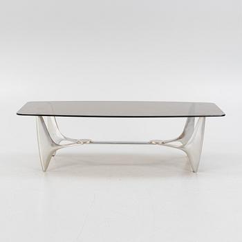 Knut Hesterberg, a glass coffee table, 1960's.