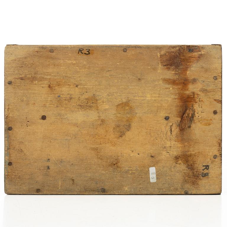 Besticklåda, allmoge, Jämtland, 1800-tal.