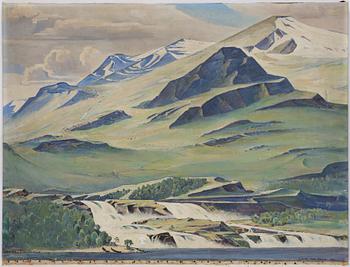 Edvin Ollers, "Stora sjöfallet".