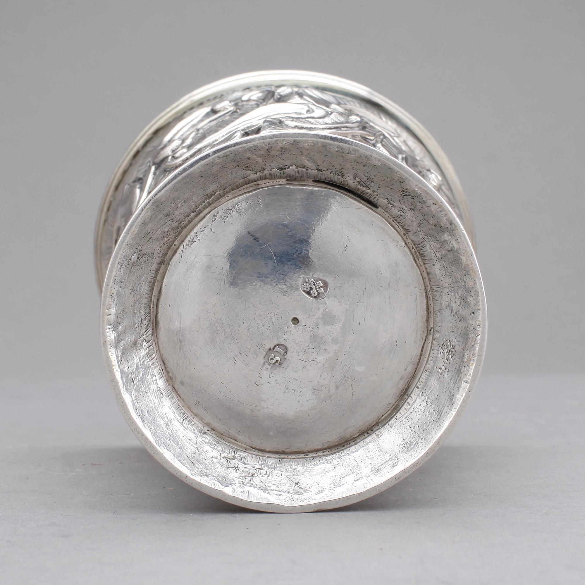 BÄGARE, Jacob Stabenau, Riga, 1712-1724. Vikt ca 158 gram.