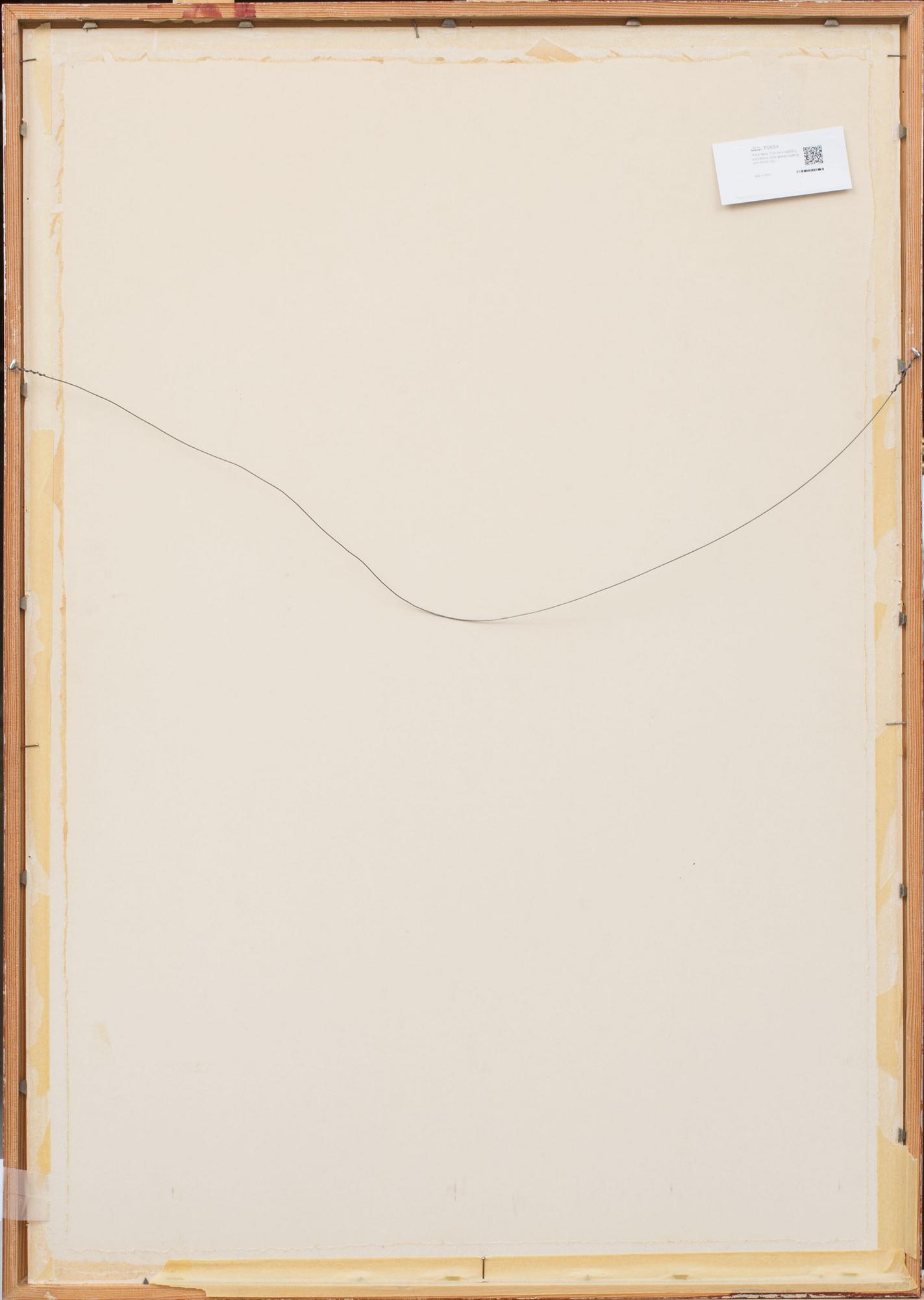 MAX WALTER SVANBERG, offsetprovtryck med guldprägling och textil.