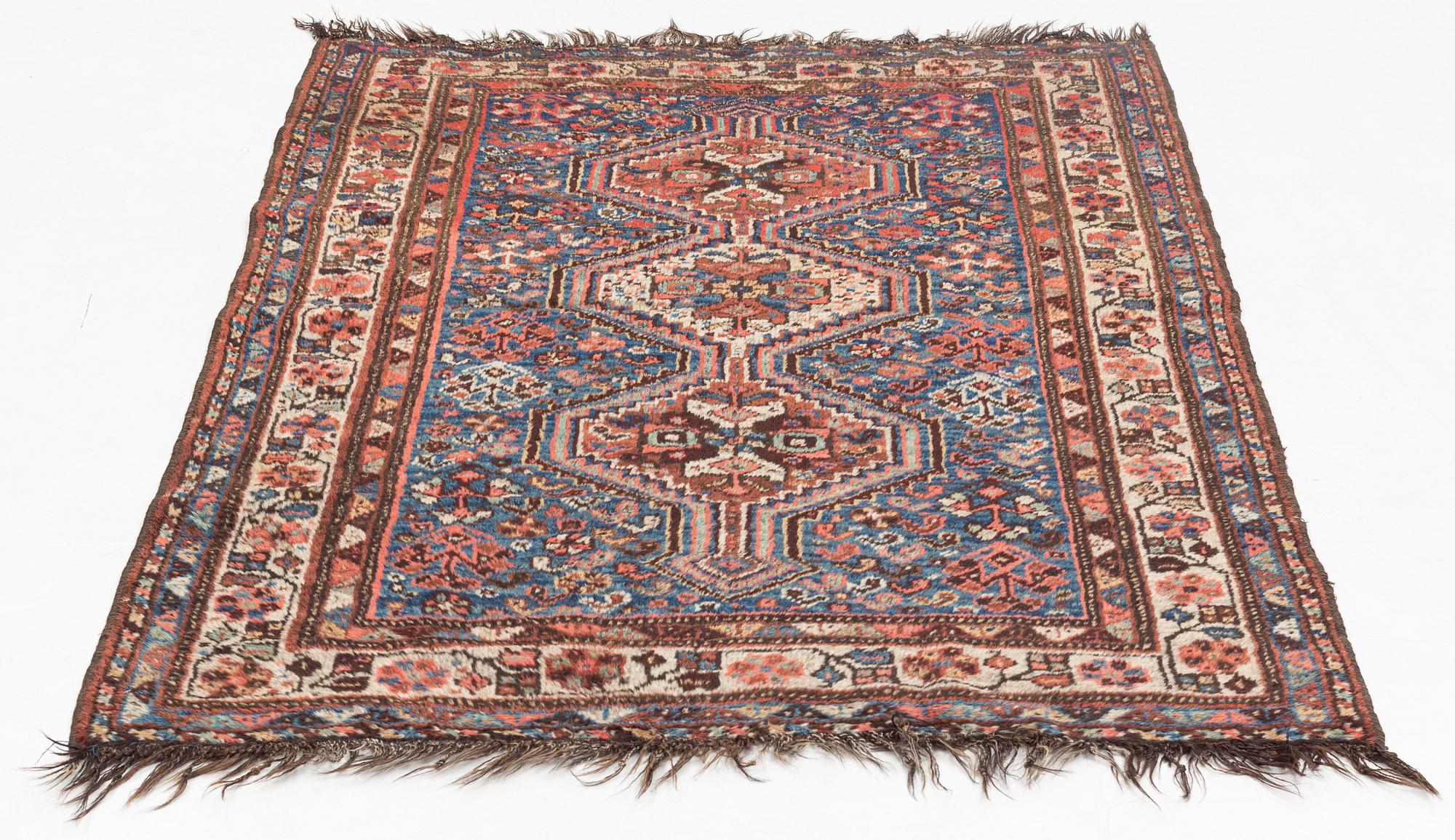 Matta, antique Kashgai/Shiraz, circa 180 x 125 cm.