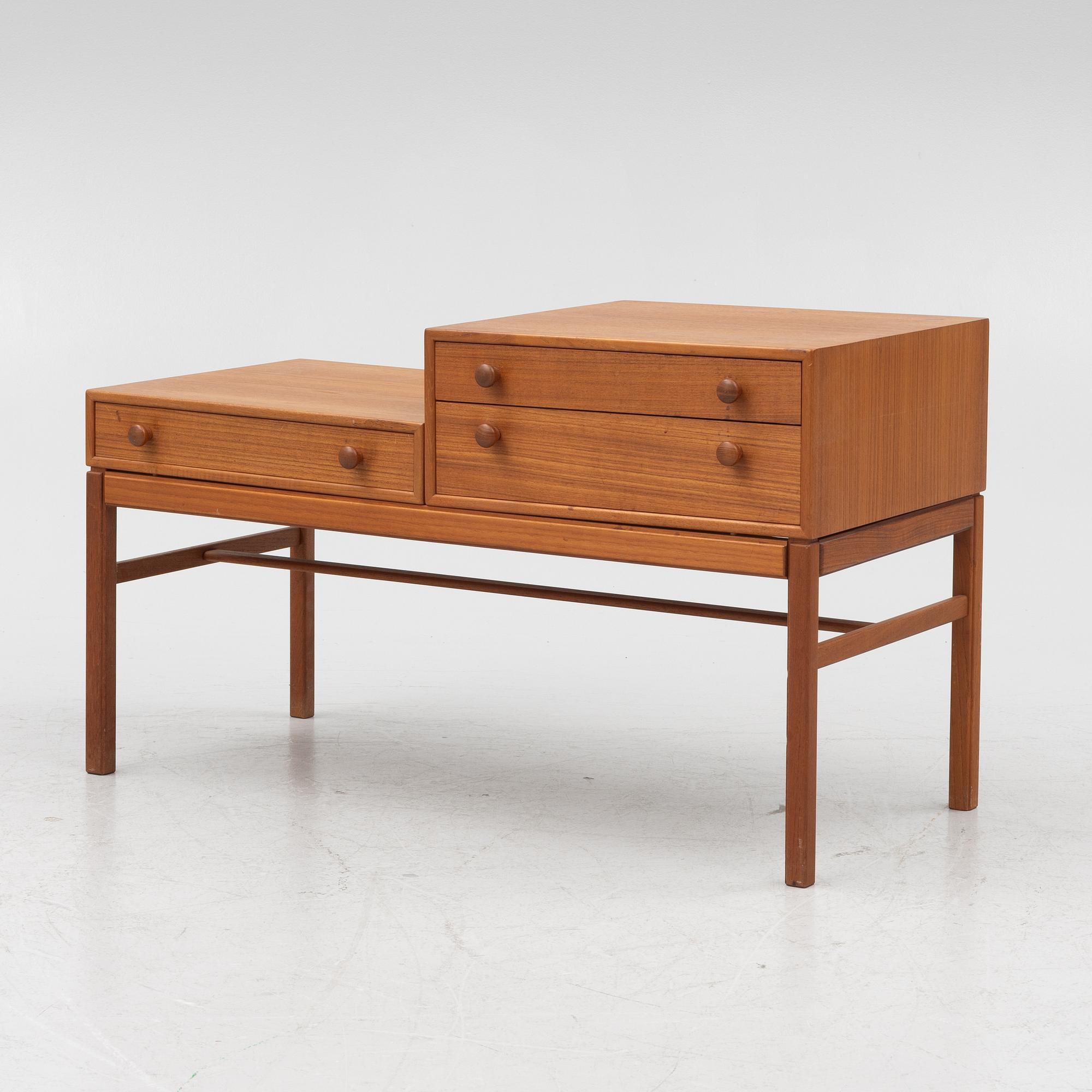 Sven Engström & Gunnar Myrstrand, small sideboard, "Casino", Bra Bohag, Tingströms, Sweden, 1960s.