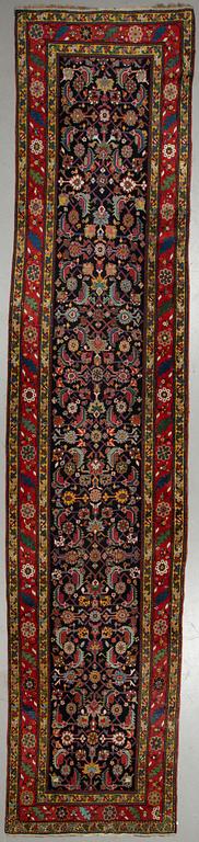 A RUNNER, semi-antique Karabagh, ca 500 x 106 cm.