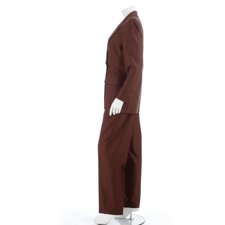 YVES SAINT LAURENT, dräkt bestående av kavaj och byxor, storlek 40.