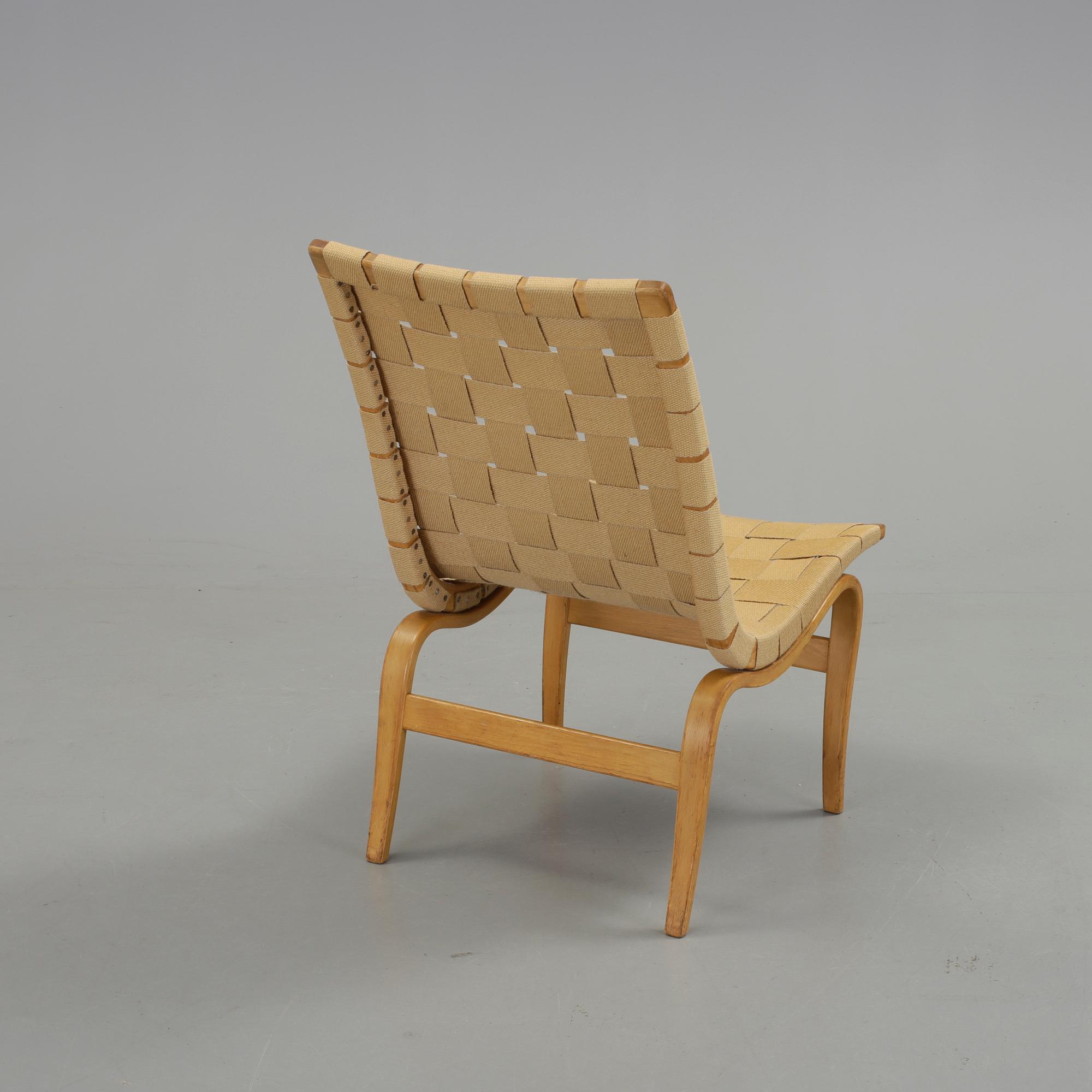 FÅTÖLJ, "Arbetsstol no 41", Bruno Mathsson, Firma Karl Mathsson, Värnamo 1941.