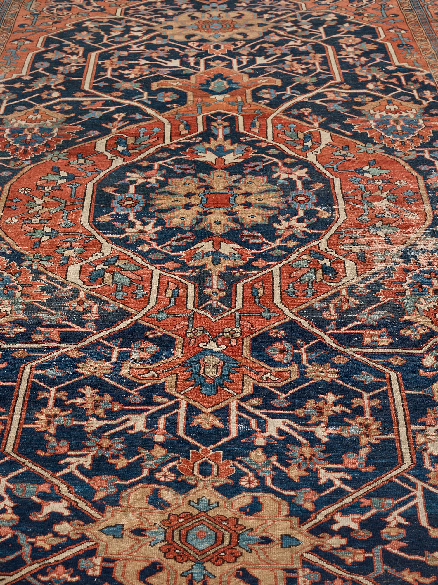 A CARPET, an antique northwest Persian, ca 414-425 x 248,5-260 cm.
