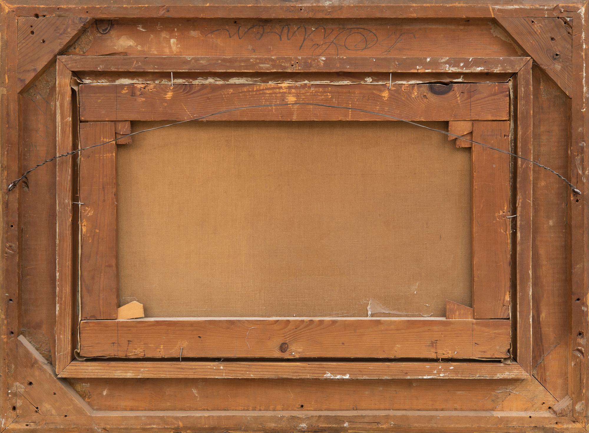 Jacob Silvén, olja på duk signerad och daterad.