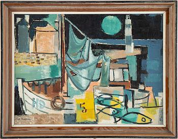 Wim Bosma, oil on panel, signed.