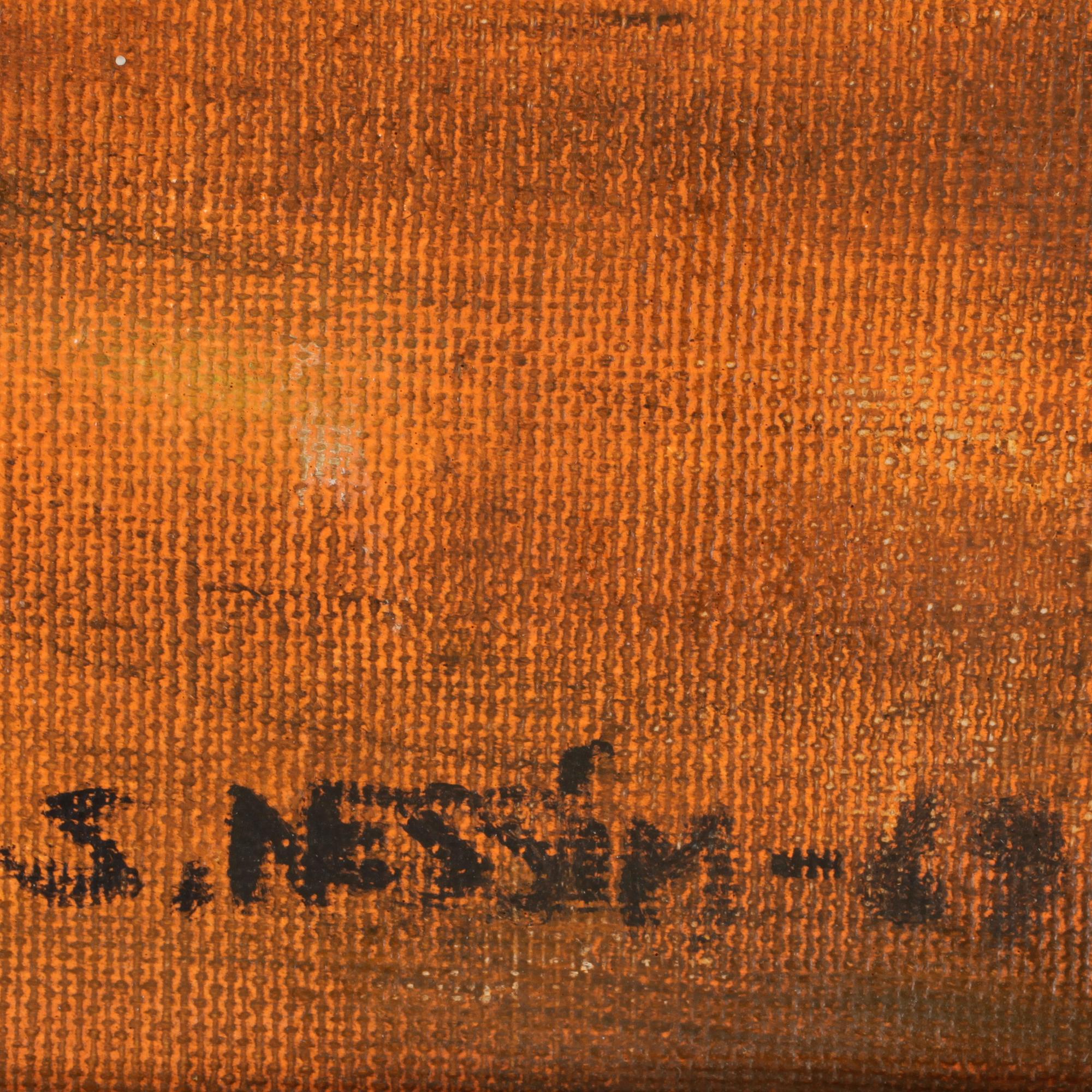 SUZANNE NESSIM, olja på duk, sign.