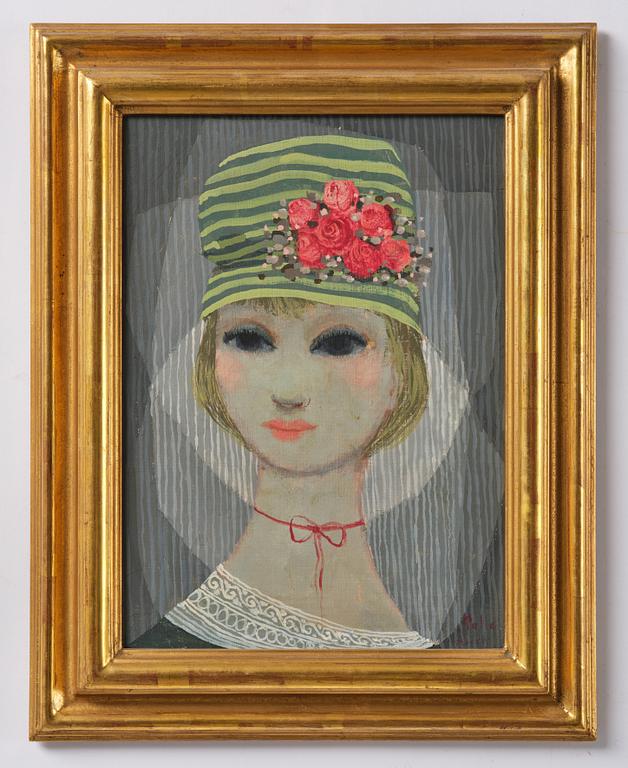 Pelle Åberg, Young woman with a hat.