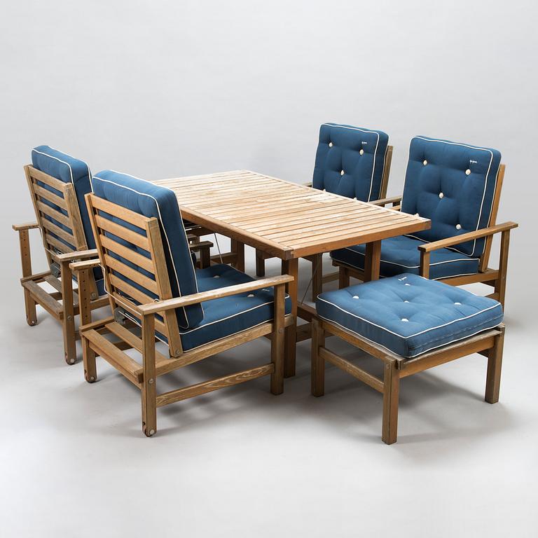 ELSA STACKELBERG, A garden furniture suite, Fri Form, Sweden, around 1990s.