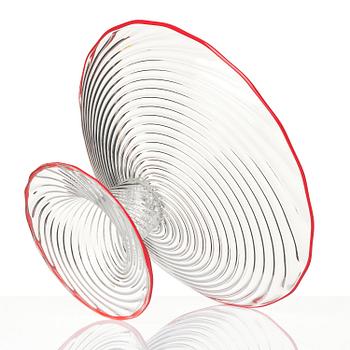 Dante Marioni, skål på fot, glas, Seattle 1995.