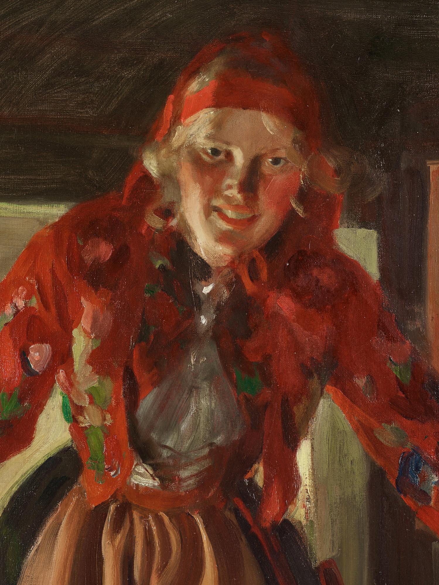 Anders Zorn, "Flodakulla en face".