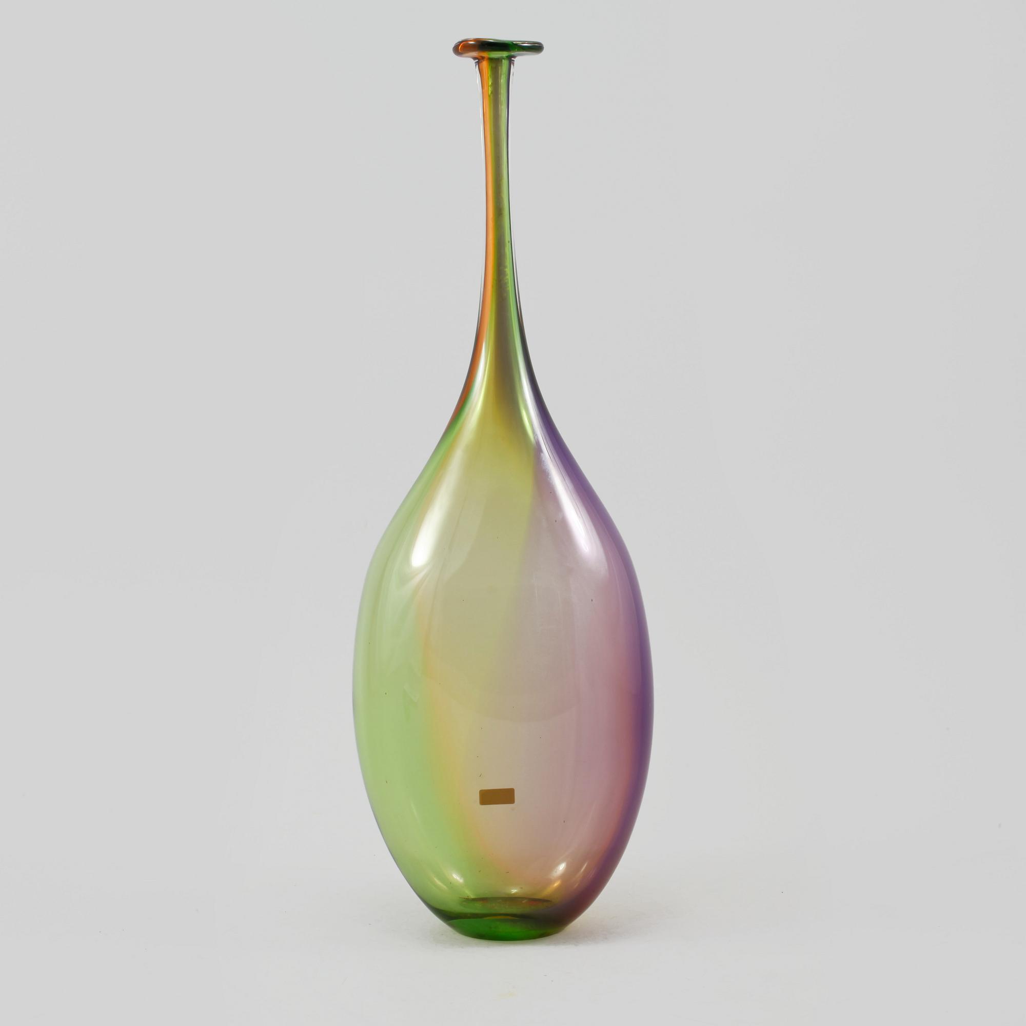VAS, glas, Kjell Engman, Kosta Boda, signerad.