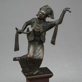 FIGURIN, brons, Burma, troligen 1800-tal.