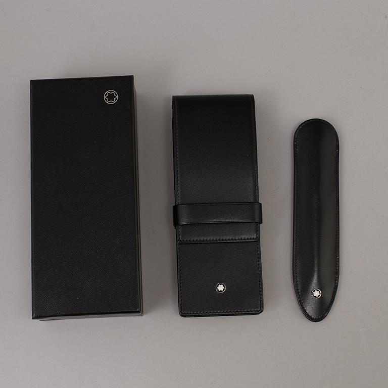 2 pen cases, Mont Blanc.