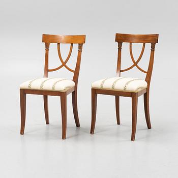 A set of eight French Directoire chairs, circa 1800.