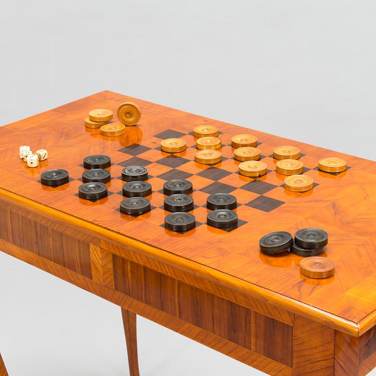 Spelbord, rokoko, Sverige ca 1770.