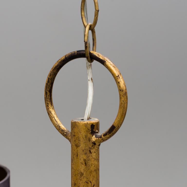 A "Lollipop Chandelier" ceiling light, by Gareth Devonald Smith, Porta Romana, England, 21st century.