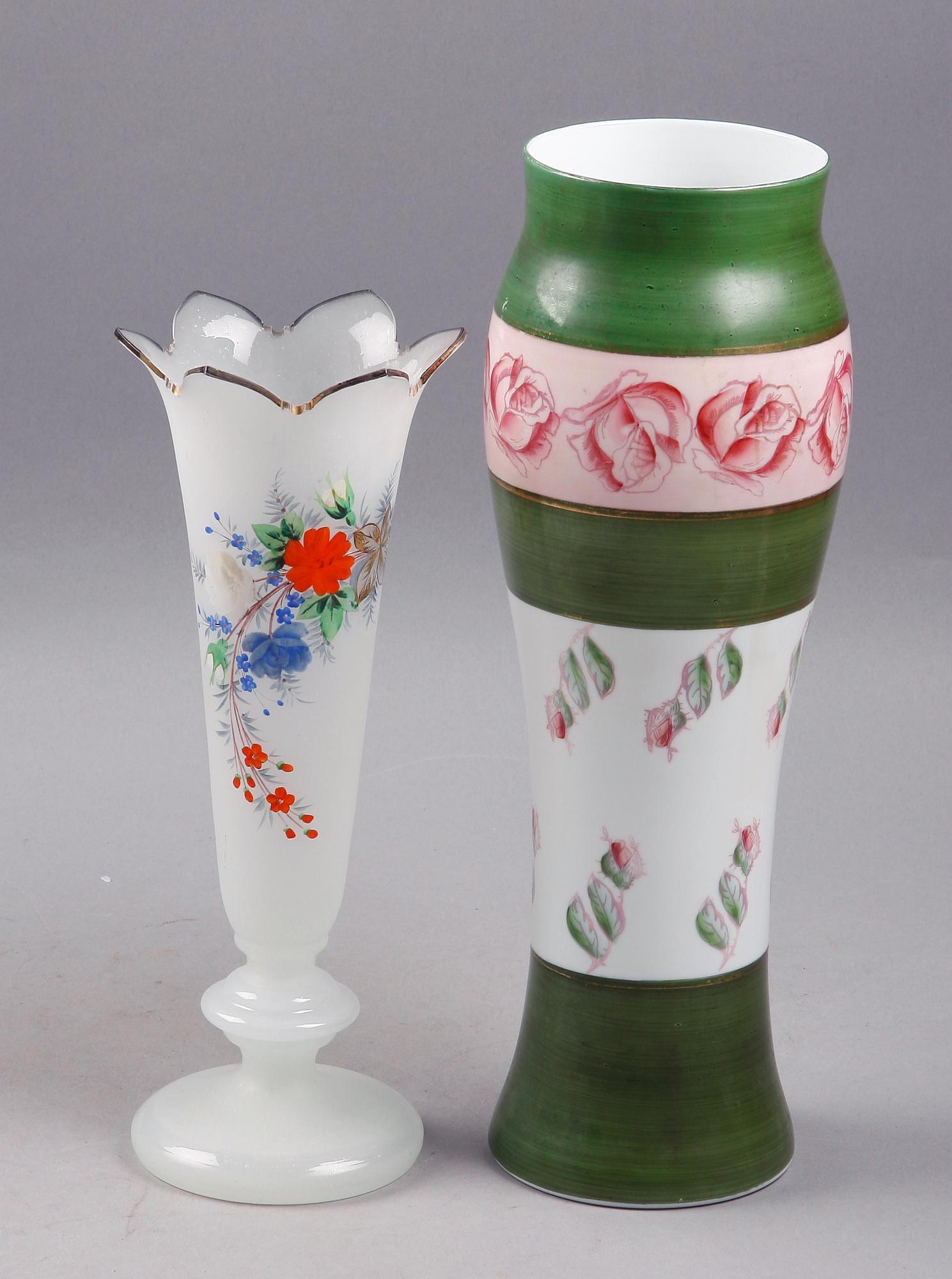 VASER, 2 st, glas, 1800-talets slut.