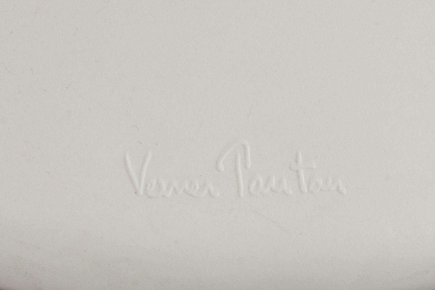 STOLAR, ett par, "Panton chair", Verner Panton för Vitra, formgivna 1960.