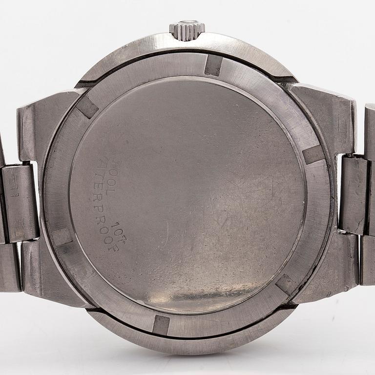 Omega, Genève, Dynamic, rannekello, 41,5 x 36,5 mm.