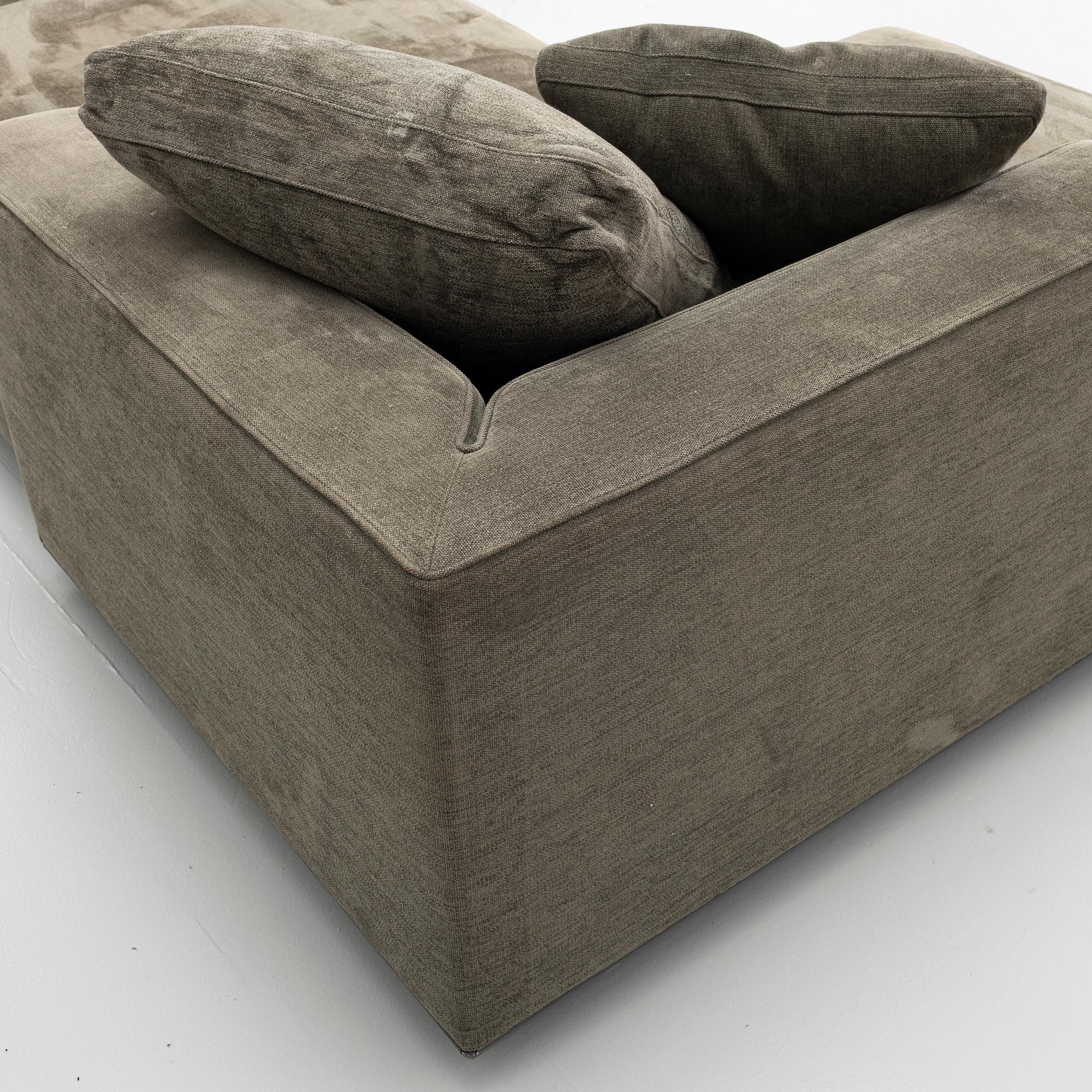 Minotti, soffa, samtida.