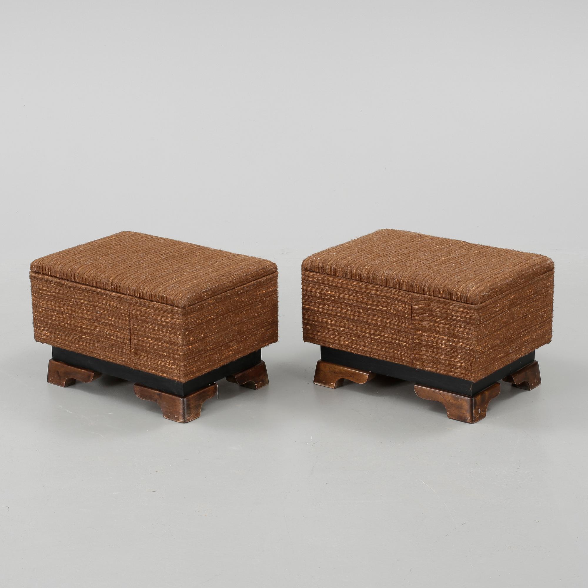 PALLAR, ett par, art déco, 1920/30-tal.