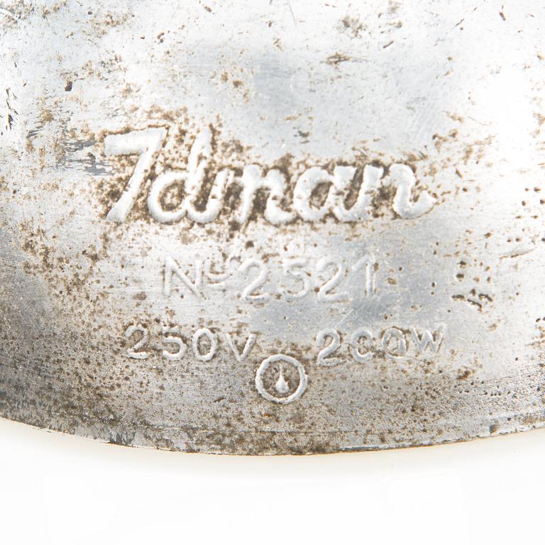 A pair of mid-20th century ceiling lamp model 2521 for Idman, Finland.