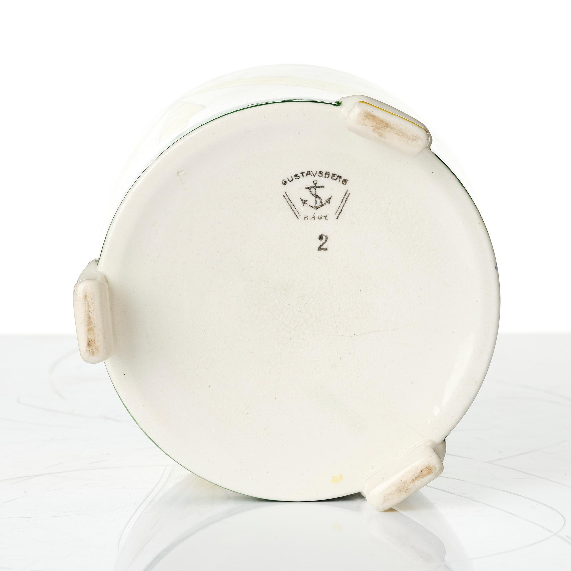 Wilhelm Kåge, outer casing, 2 pieces and bowls, 3 pieces, stoneware, Gustavsberg, most dated 1927-29.