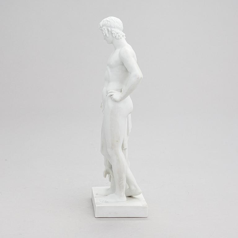 Bertel Thorvaldsen, efter. skulptur, "Adonis", Bing & Gröndahl, Danmark.