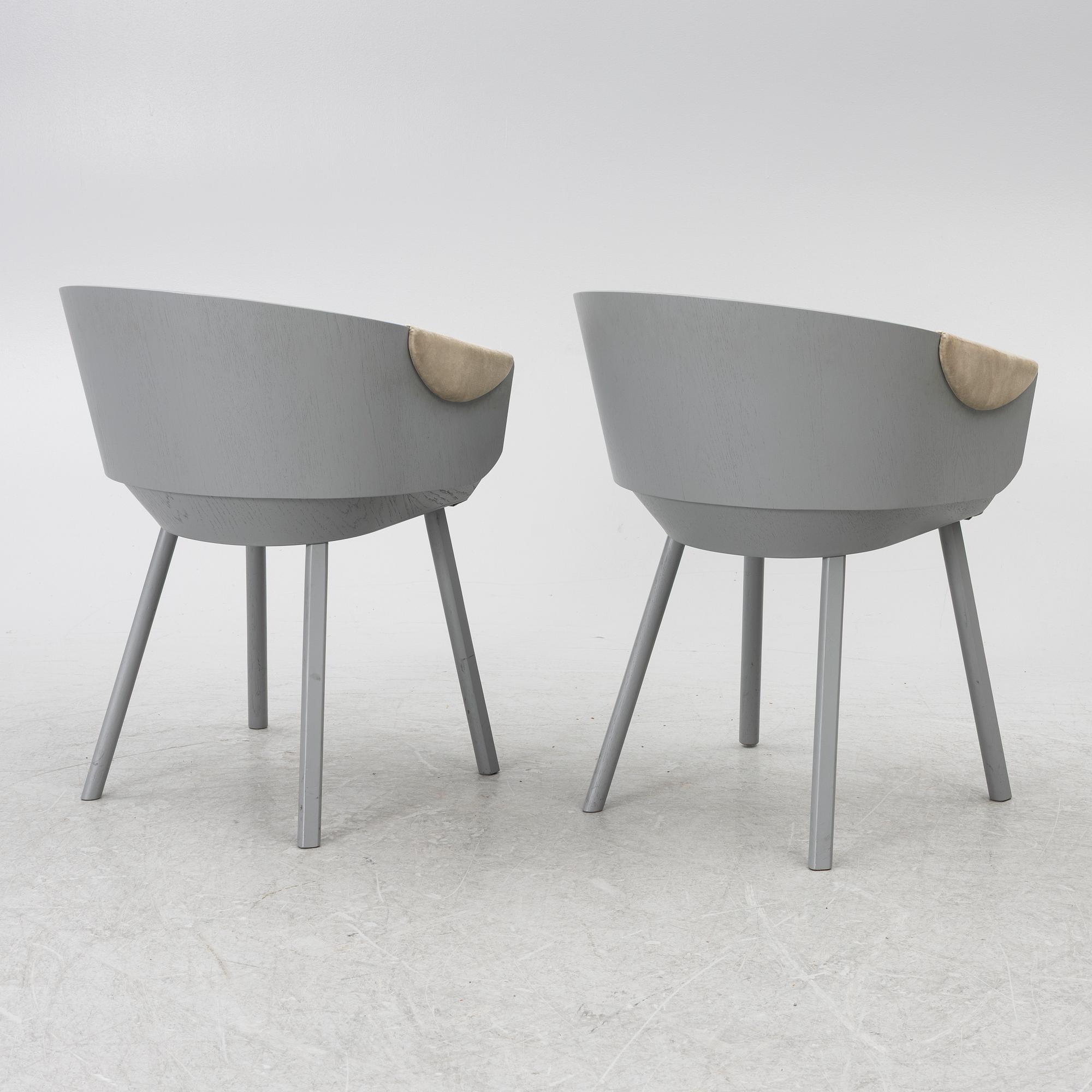 Stefan Diez, armchairs, 4 pcs, "Houdini", E15.