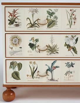 Josef Frank, a mahogany chest of drawers 'Flora Linné', Svenskt Tenn, Sweden 2007, made in a limited edition of model nr 1050.