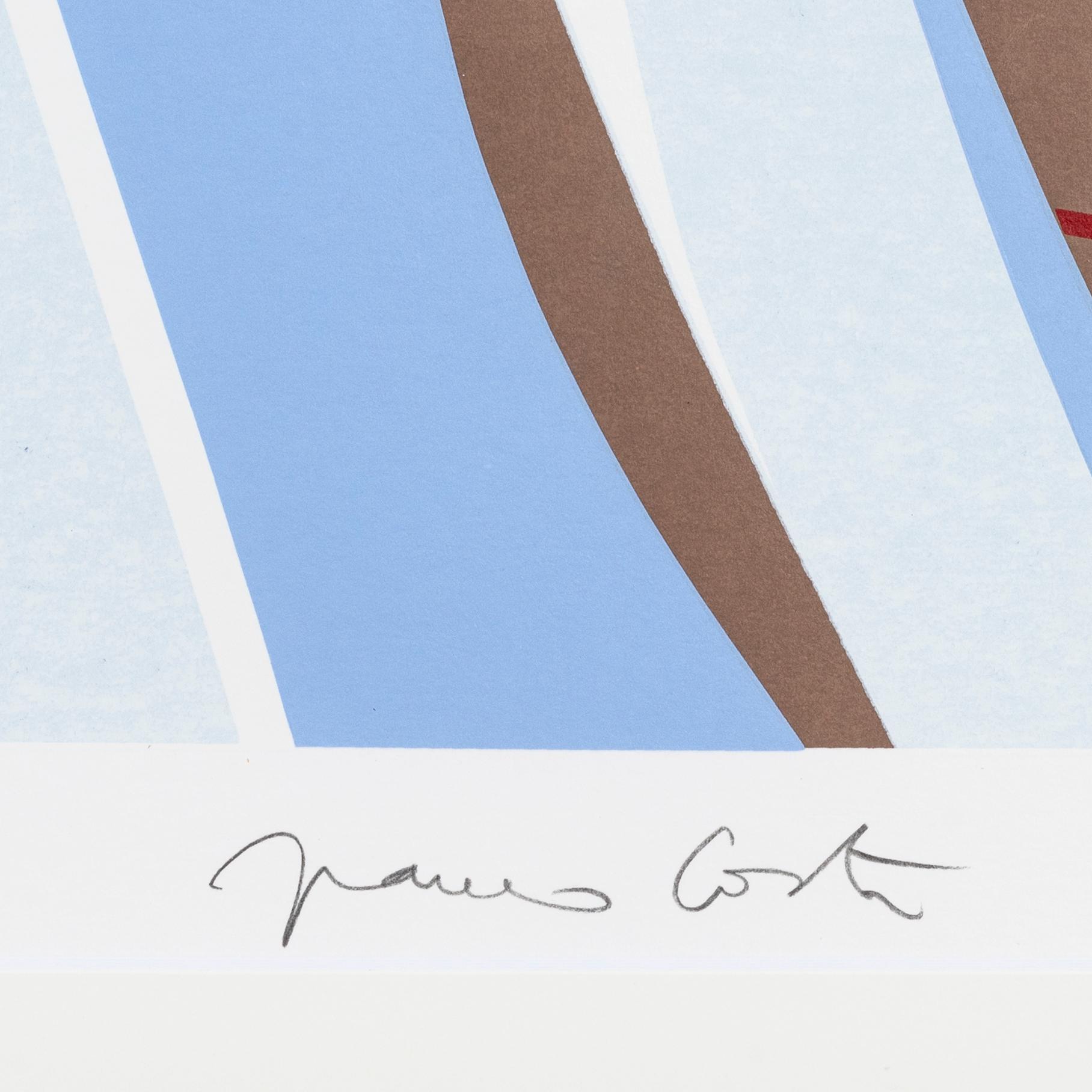 Franco Costa, silkscreen in colours, signed 27/30 AP.